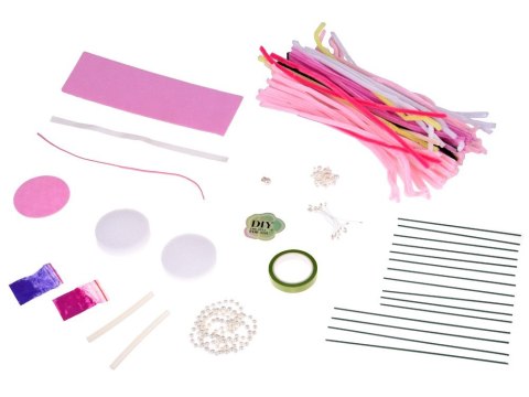 Zestaw kreatywny DIY Stwórz materiałowe KWIATY w wazonie Flowerbox ZA5866