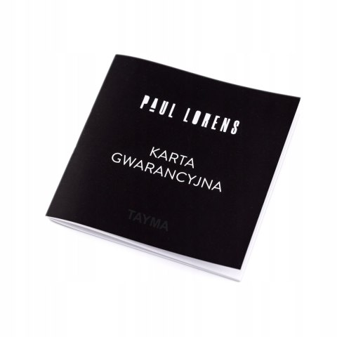 ZEGAREK MĘSKI PAUL LORENS - PL11652A6-1A3 (zg355b) + BOX