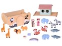 Drewniana Arka Noego + figurki zwierząt Edukacyjna zabawka Sorter ZA5931
