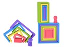 Drewniana układanka MONTESSORI - elementy o różnych kształtach ZA5859