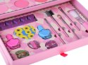 Duży zestaw do makijażu - uroczy KUFEREK z kosmetykami i biżuterią ZA5693