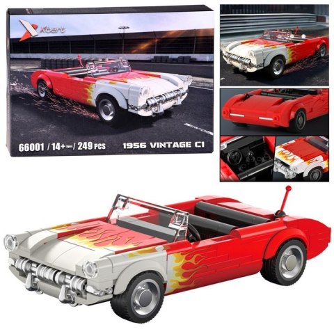 Klocki konstrukcyjne samochód klasyk hot rod Roadster 249ele ZA5817