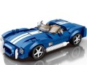 Klocki techniczne Sportowe auto NIEBIESKI klasyczny roadster 312-ele ZA5792