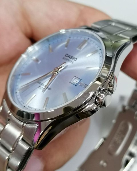 Zegarek Męski Casio MTS-115D-2A2V + BOX (zd292b) SZAFIR