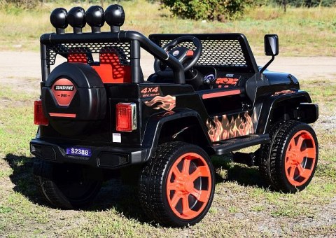 MEGA JEEP SUNSHINE, NAPĘD 4X4, 2X12V, WOLNY START/ MIĘKKIE KOŁA, BLUETOOTH, RADIO EXCLUSIVE/2388 MEGA JEEP SUNSHINE, NAPĘD 4X4, 2X12V, WOLNY START/ MIĘKKIE KOŁA, BLUETOOTH, RADIO EXCLUSIVE/2388